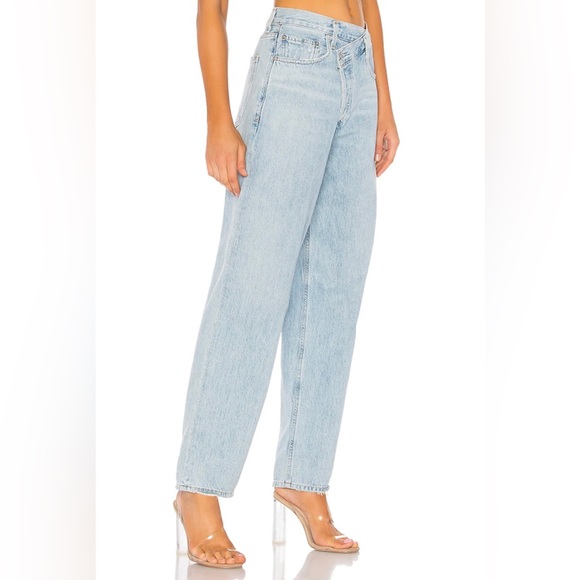 NWOT Agolde Criss Cross Upsized Jean in Suburbia - Picture 3 of 13